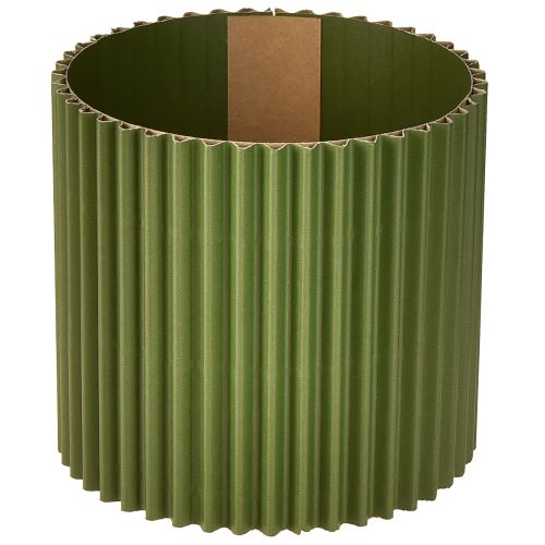Artikel Papirpotte mørkegrøn Ø13cm H12cm 4 stk.
