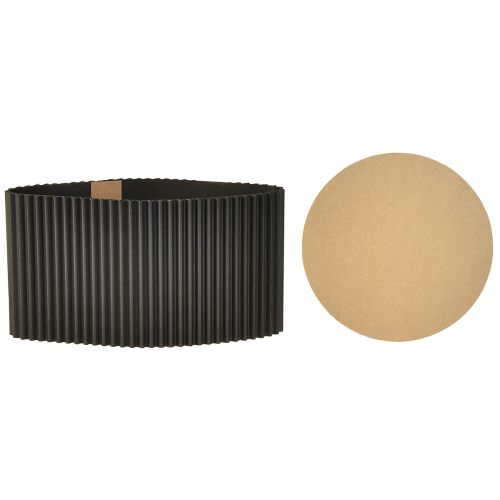 Artikel Papirpotte, sort, Ø19 cm, H14 cm, 3 stk.