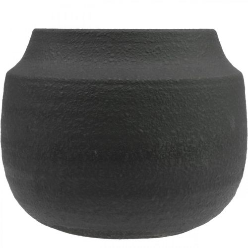 Floristik24 Plantekasse sort keramik urtepotte Ø27cm H23cm
