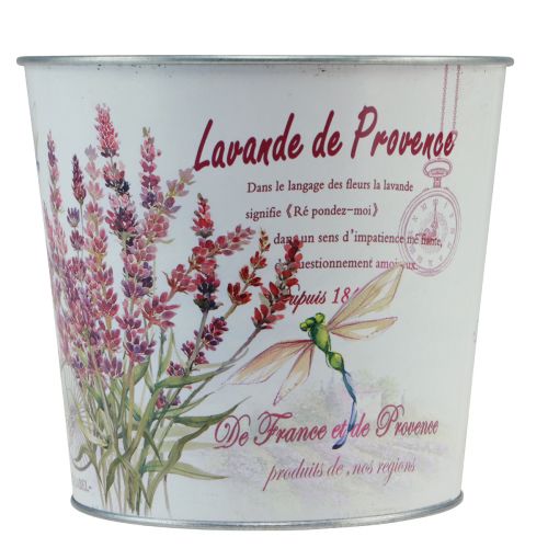 Artikel Plantekasse metal urtepotte lavendel Ø21cm H18cm