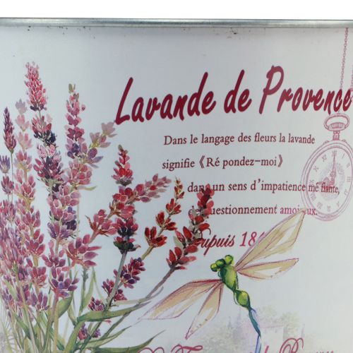 Artikel Plantekasse metal lavendel urtepotte lille Ø18cm H15,5cm