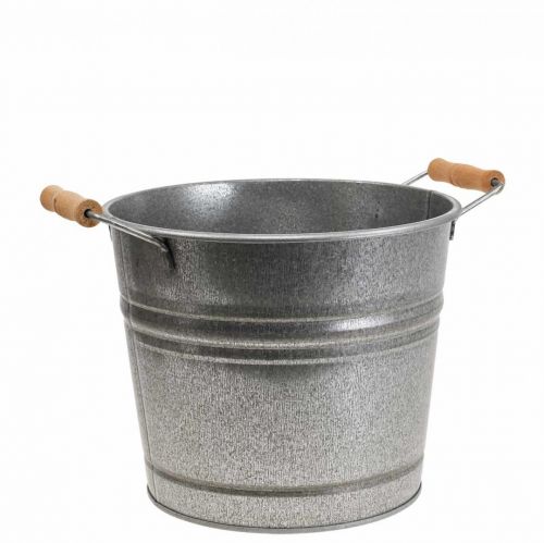 Artikel Plantekasse vintage dekorativ metalspand Ø22cm H20cm