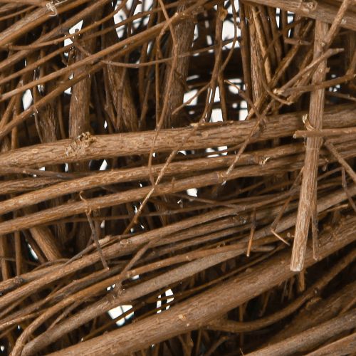Artikel Elm dekorativ krans lavet af grene, naturlig elm krans Ø40cm