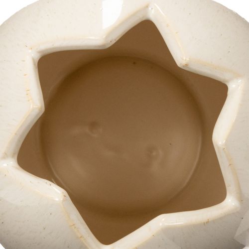 Artikel Dekorativ vase æggeformet, moderne forårsdekoration til stuen, 26 cm