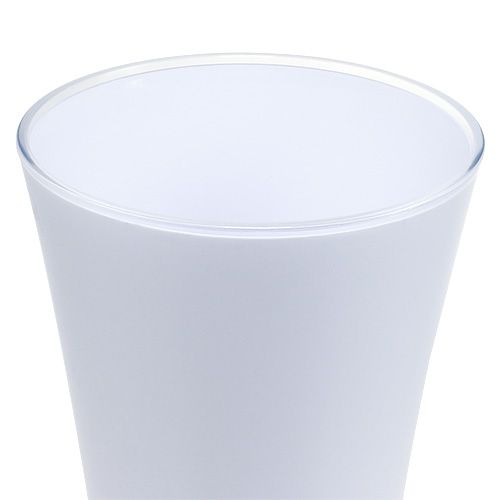 Artikel Vase “Fizzy” Ø20cm H35cm hvid 1 stk