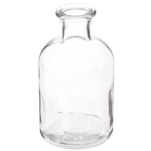 Vase glasflaske vase glasflaske klar Ø5,5cm H10cm 6 stk