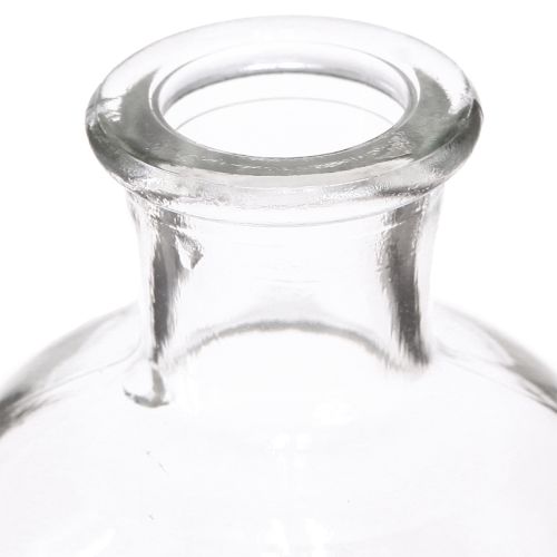 Artikel Vase glasflaske vase glasflaske klar Ø5,5cm H10cm 6 stk