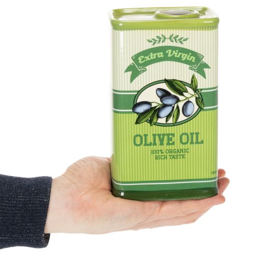 Artikel Olivenolievase, keramik, ideel til køkkendekoration og middelhavsbord, 18 cm