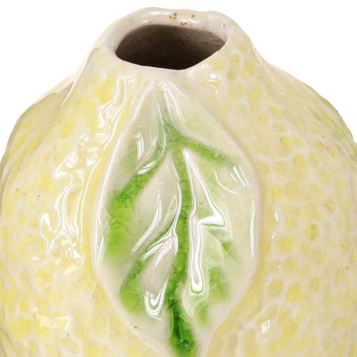Artikel Keramikdekoration citronvase Middelhavsborddekoration H22cm