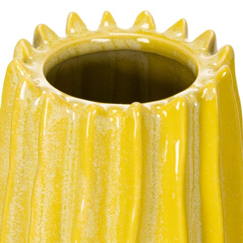 Artikel Vase med rillet design til stilfuld indretning i stuen, 33 cm