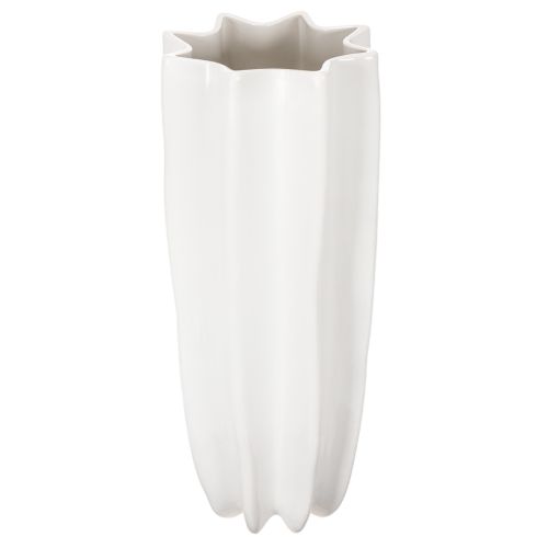 Blomstervase riflet moderne dekorativ vase 38 cm