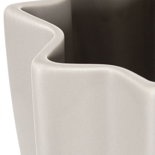 Moderne ribbet vase, høj dekorativ vase til tørrede blomster, 38 cm | Floristik24.dk