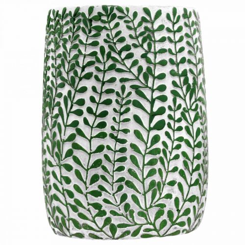 Floristik24 Blomsterdekorationsvase, keramikbeholder, borddekoration, betonlook Ø15,5cm H21cm