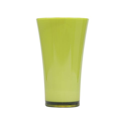 Artikel Vase Grøn Blomstervase Dekorativ Vase Blødende Oliven Ø16,5cm H27cm