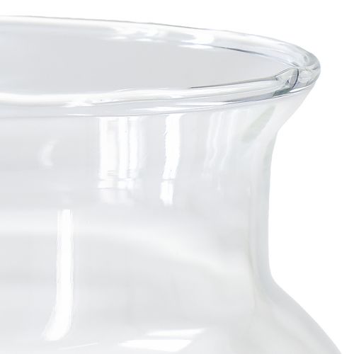 Floristik24 Dekorativ glasvase lanterne glas klar Ø18,5cm H25,5cm