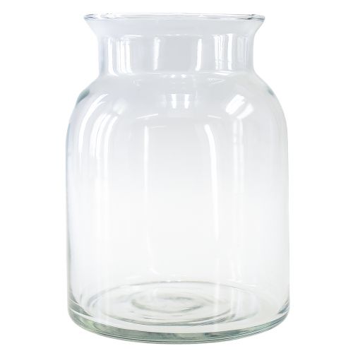 Floristik24 Dekorativ glasvase lanterne glas klar Ø18,5cm H25,5cm