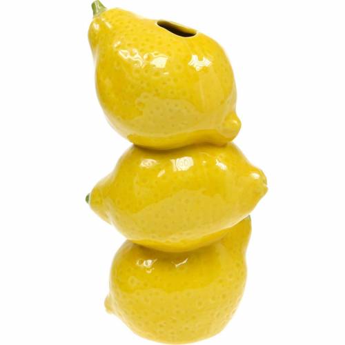 Floristik24 Blomstervase sommerdekoration dekorativ vase citronkeramik H20cm