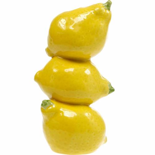 Floristik24 Blomstervase sommerdekoration dekorativ vase citronkeramik H20cm