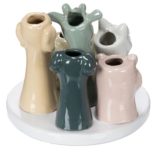 Artikel Vase dekorative dyrefigurer, perfekt til legende rumdesign, 13 cm