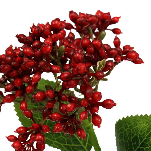 Artikel Berry gren røde viburnum bær 54cm 4stk