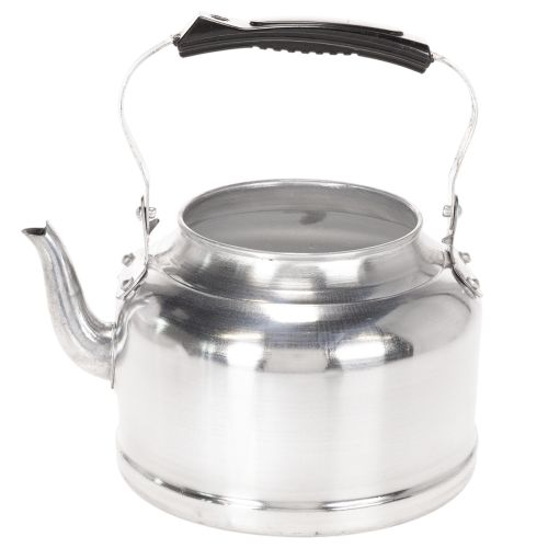 Vintage dekorativ tekande/plantebæger, metal med zinklook, Ø19 cm H15 cm | Floristik24.dk