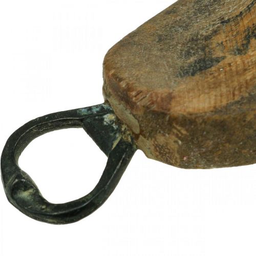 Floristik24 Vintage dekoration, sko med flaskeåbner, sko sidste dekoration L15–23cm