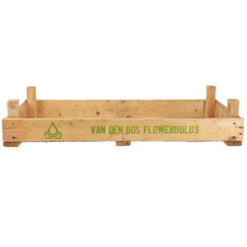 Artikel Vintage trækasse med trådnet, landlig stil, 75×50×14cm