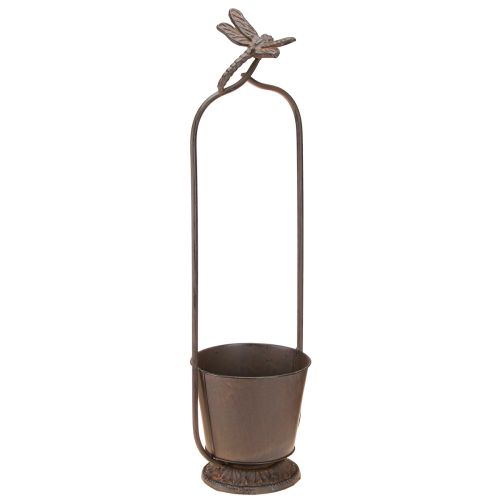 Vintage plantekasse med espalier guldsmede metal Ø16/H62cm