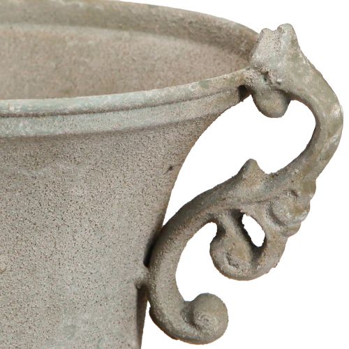 Artikel Vintage trofæ grå metal trofæ med håndtag H22,5cm