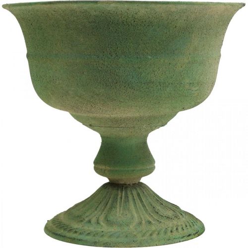 Floristik24 Vintage kop planter metal rustik plantepotte H20cm Ø20cm