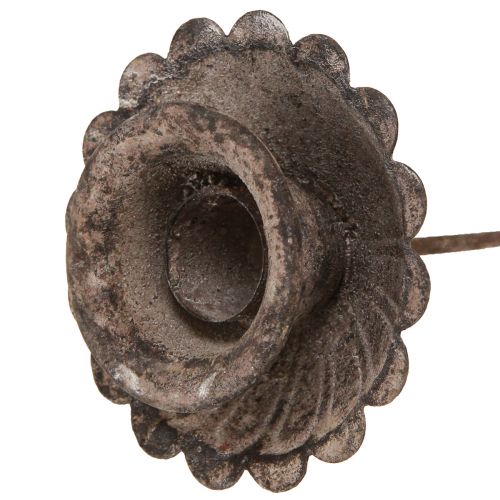 Floristik24 Vintage spids lysestage til indsættelse Ø8,5cm H11,5cm 4stk