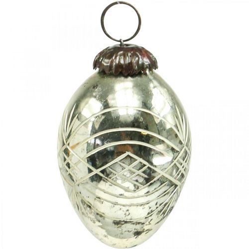 Artikel Vintage julepynt glas H7,5/8,5/9,5cm 3 stk