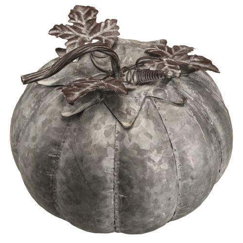 Floristik24 Vintage zink dekorativ græskar efterårsdekoration lavet af metal Ø21cm H20cm