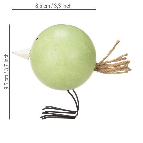 Artikel Kyllinge-dekorationsfigurer med rundt design for lette og legende detaljer, 9,5 cm, 3 stk.