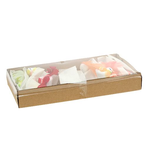 Floristik24 Fugl 8 cm forskellige farver 12st