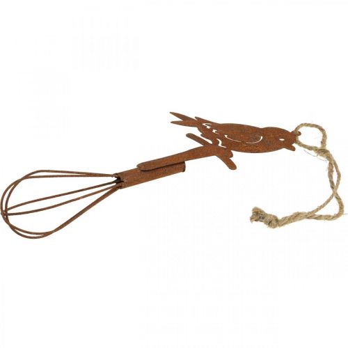 Artikel Hængende dekoration patina dekoration fugl vintage dekoration metal 28cm