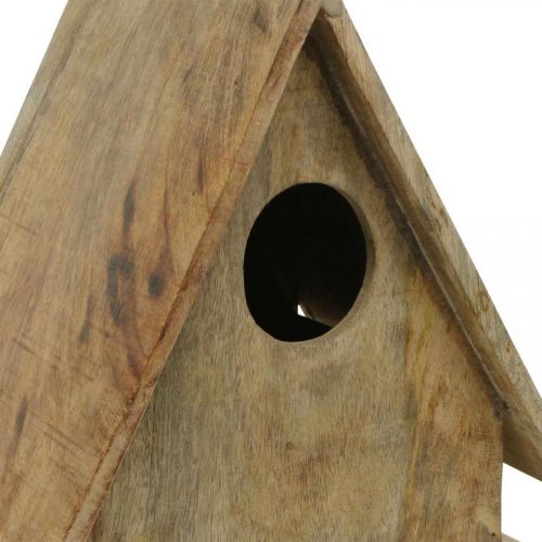 Floristik24 Fuglehus til stående, dekorativ redekasse naturtræ H29cm