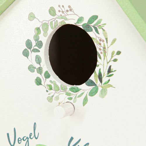 Artikel Fuglehus til stilfulde rum med blomsterdesign og nostalgisk præg 21 cm