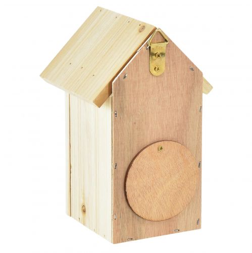 Floristik24 Fuglehus træredekasse blåmejsegrantræ 11,5×11,5×18cm