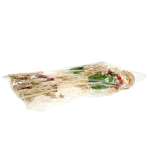 Floristik24 Dekorativ fugleskræmsel 26 cm forskellige farver L51cm 8stk