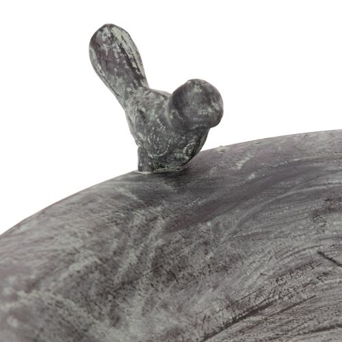 Artikel Dekorativt fuglebad med fint bladmønster i vintagestil, 74 cm