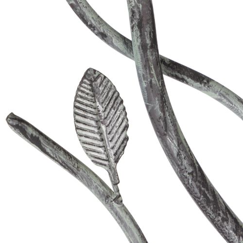 Artikel Dekorativt fuglebad med fint bladmønster i vintagestil, 74 cm