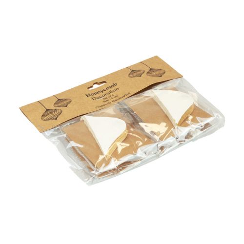 Artikel Honeycomb kugler honeycomb kugler løg hvidguld Ø8cm 4 stk