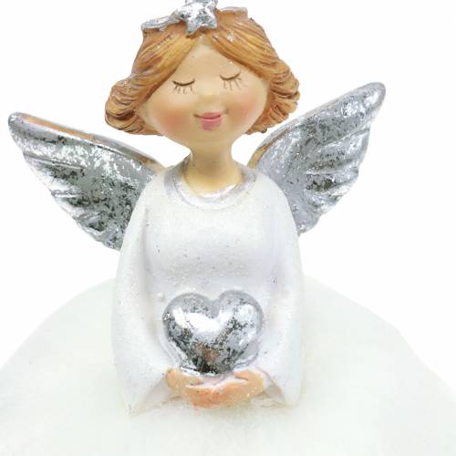 Floristik24 Julepynt engel nikkende figur skytsengel H18cm