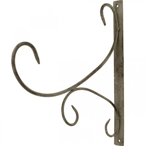 Floristik24 Vægkrog, metal planteholder, hængende kurvholder H30cm D28,5cm