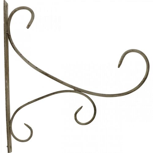 Artikel Vægkrog, metal planteholder, hængende kurvholder H30cm D28,5cm
