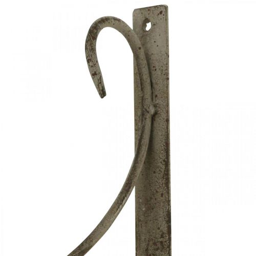 Artikel Vægkrog, metal planteholder, hængende kurvholder H30cm D28,5cm