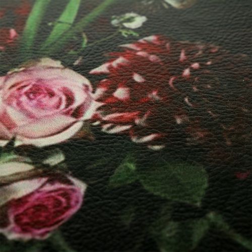 Floristik24 Vægplade med blomstermønster Ø33cm