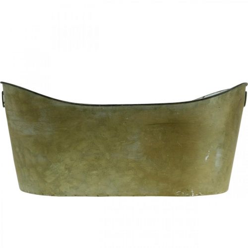 Artikel Sæt med plantekar kobberfarvet/hvid L32,5cm/36,5cm/41,5cm