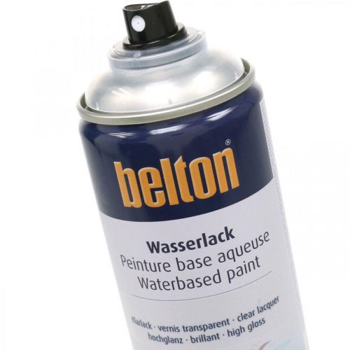 Floristik24 Belton fri vandbaseret lak højglans klar lak spraydåse 400ml
